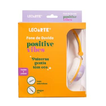 Imagem de FONE DE OUVIDO POSITIVE VIBES S-T66 FLOR C/MICROFONE NA LAPELA LEO ARTE