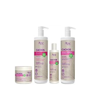 Imagem de Apse Cachos Shampoo 1 L e Condicionador 300 ml e Ativador 1 L e Máscara 500 gr