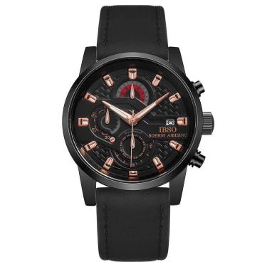 Imagem de Relógio Masculino Ibso 6860b à Prova D`água Preto