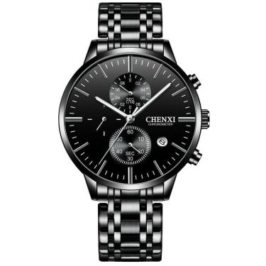 Imagem de Relógio Masculino Chenxi Cx-971 à Prova D`água Preto