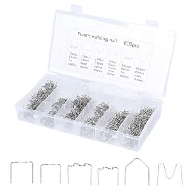 Imagem de Pára-choques de carro Fio de solda para plásticos Máquina de solda Plásticos Soldadores Parafusos Plásticos Aparência Reparadora Kit de grampos Reparação Reparação Padrão Conjunto de grampos