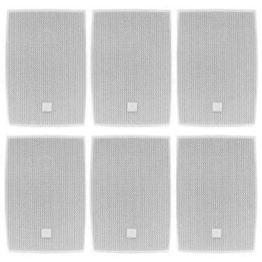 Imagem de Kit 6 Caixas de Som Acústica JBL C621B Passiva Branca - 200 Watts RMS
