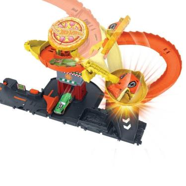 Imagem de Hot Wheels City Pista Ataque De Cobra Vs Pizzaria - mattel