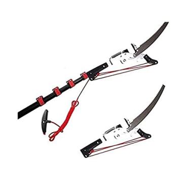 Imagem de Serra telescópica profissional, podadores de árvores, desvio extensível, ferramentas de tesoura para paisagismo com serra de lâmina de aço (cor: 7,2 m)