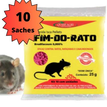 Imagem de Repelente Fim Do Rato Ratoeira Veneno Girassol Rosa Em Saches