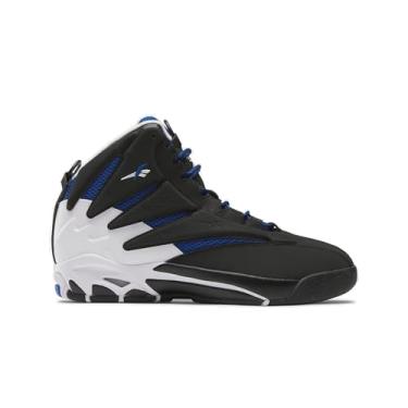 Imagem de Reebok Tênis de basquete unissex adulto The Blast, Preto/Vector Azul/Branco, 8.5 Women/8.5 Men