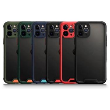 Imagem de Capinha Case Armor Anti Impacto Protetor De Câmera iPhone 11 iPhone 13 (iPhone 12 Pro Max, Vermelho)