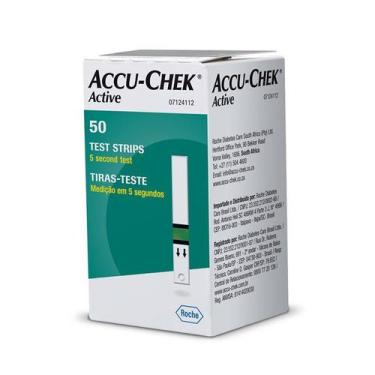 Imagem de Tiras Para Controle De Glicemia Accu-Chek Active 50 Unidades - Roche