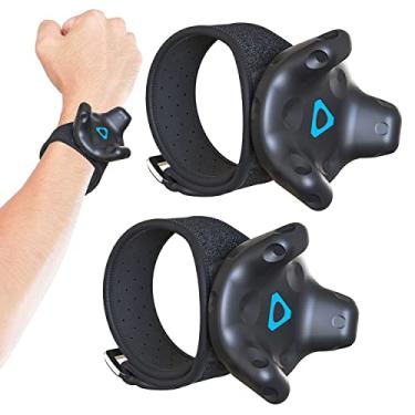 Imagem de Skywin Hand Straps for VR Trackers (2 Pack) - Vive Tracker Straps for HTC Vive 3.0, 2.0 & Ultimate - Secure and Comfortable Full Body Tracker (Trackers Not Included)