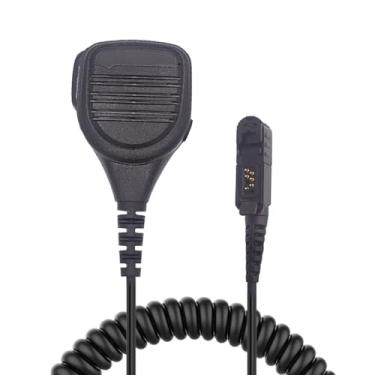 Imagem de Fones de ouvido intercomunicadores de ombro compatíveis com Motorola Radio XPR3300, XPR3500, XPR3300e, XPR3500e, XPR3300, XPR3500, XPR 3000e com microfones PTT