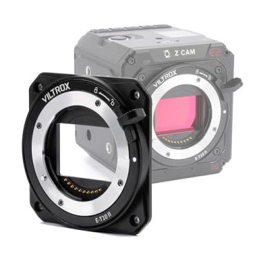 Imagem de VILTROX Adaptador de montagem de lente E-T10 II, lente de montagem E para câmeras de cinema Z-CAM Conversor adaptador de foco automático compatível com lentes Sony E Mount para câmeras de cinema Z-CAM