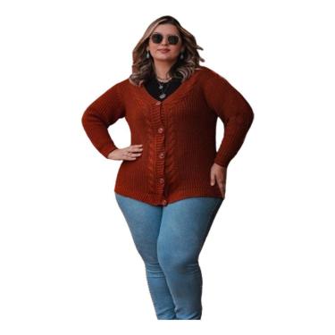 Imagem de Blusa De Frio Feminina Tricot Premium Quentinha Grossa Lã-Feminino