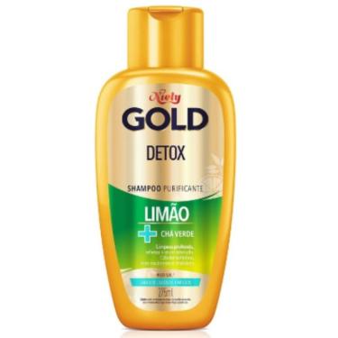 Imagem de Shampoo Niely Gold Detox Limão + Chá Verde 275ml