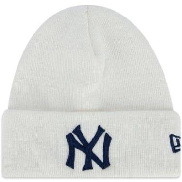 Imagem de Gorro New Era New York Yankees Logo History Off White-Masculino