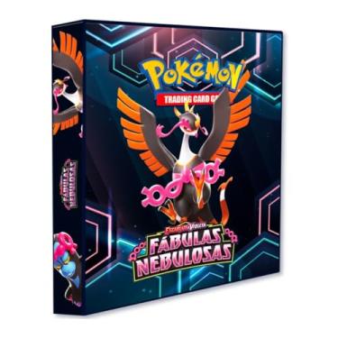 Imagem de Álbum Pokémon pasta tipo Fichário para Cards - Escarlete e Violeta - Fábulas Nebulosas