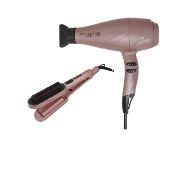 Imagem de Kit Gama Keration - Secador 4D 2500W Bivolt + Prancha Waver & Brush
