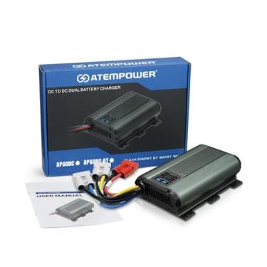 Imagem de Carregador de bateria CC para CC ATEM POWER, 60 A, com conector Anderson, entrada solar MPPT, para baterias AGM, de gel, cálcio, chumbo-ácido e LiFePO4 de 4WDs e trailers, carregador integrado com