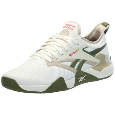 Imagem de Reebok Tênis unissex adulto Recess Nano Court, Giz/bege/verde, 6.5 Women/5 Men