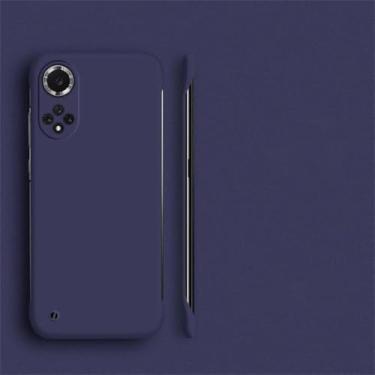 Imagem de Capa ultrafina sem moldura para PC para Huawei P30 P40 P50 P60 Pro Lite Mate 50 Pro Nova 5T 10 9 Pro 4G 5G Gradient Matte Phone Cover, roxo escuro, para Nova 10 Pro