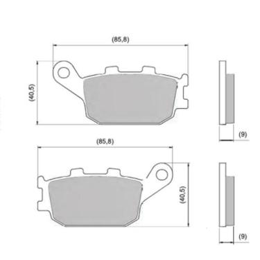 Imagem de Pastilha Freio Cb 600F Hornet 2004 a 2012 DFP-40849 - DIA-FRAG