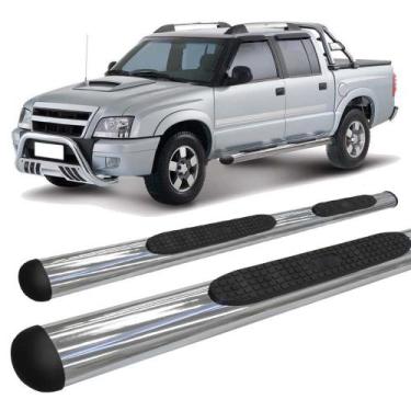 Imagem de Estribo S10 1995 a 2011 Oval Oblongo Cromado C D - HOZZ