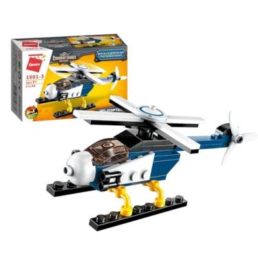 Imagem de Keepplay Bloco de Montar Helicóptero Policial Combat Zones