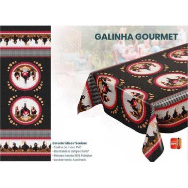 Imagem de Toalha de Mesa Estampada Térmica e Impermeável 140x200 Admirare, Galin