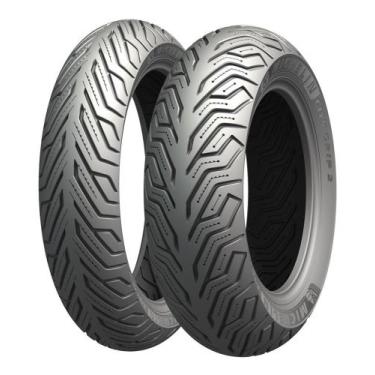 Imagem de Par Pneu 130/70-13 + 110/70-13 Michelin City Grip Nmax