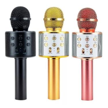 Imagem de Microfone Karaokê Youtuber Bluetooth Efeito Voz Modo Gravação - kapbom