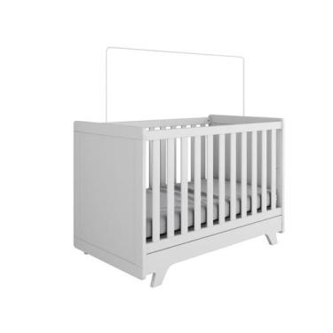 Imagem de Berço Moveis Peroba Retro Americano mini cama , Branco