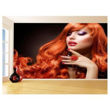 Imagem de Papel De Parede Salão De Beleza Maquiagem Make 3,5M Slb84 - Você Decor