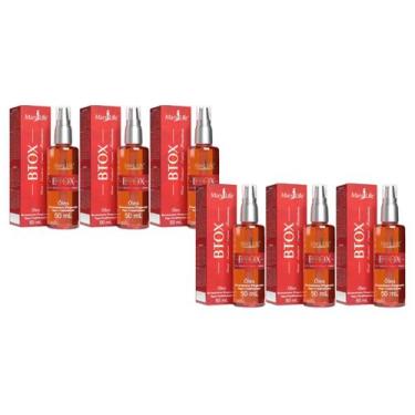 Imagem de 8x Óleo Reconstrutor Progressivo Btox 50ml MaryLife - Mary Life