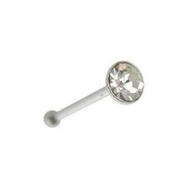 Imagem de Piercing Nariz Ponto De Luz Nostril Aço Cirurgico Zirconia  - Oremte