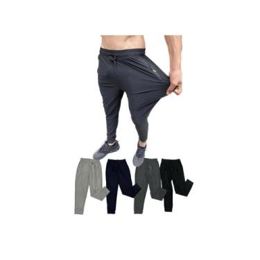 Imagem de Kit 4 Calças Esportivas De Tecido Frio Dry Fit  Premium - SPORTS, Mult