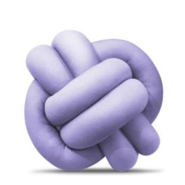 Imagem de Almofada Nó Nozinho Luxo Varias Cores - Gabi Flor , Lilás