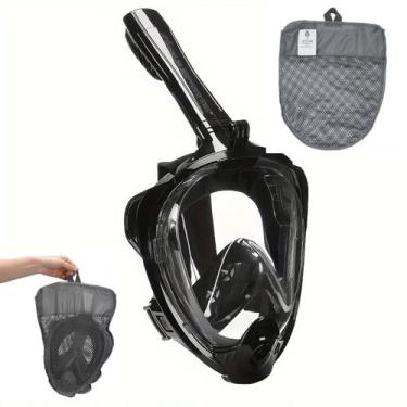 Imagem de Mascara Subaquática de de Mergulho Gold Sports Sea Full Face Com Snork