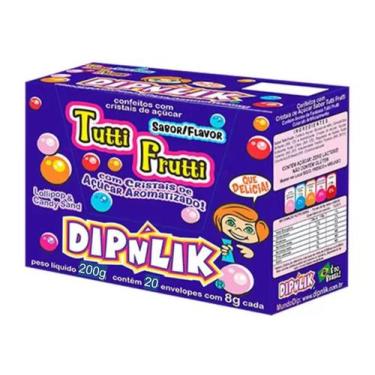 Imagem de Pirulito Dipnlik Tutti Frutti C/ 25u 200g