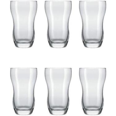 Imagem de Jogo 6 Copos De Vidro Drink Samba 410ml Reforçado Nadir