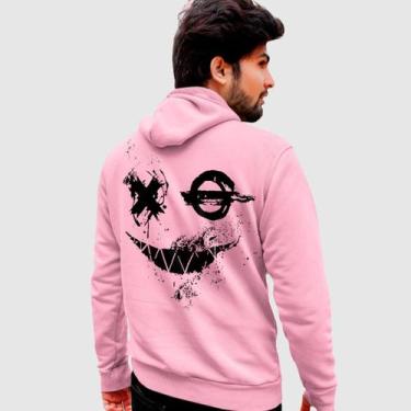 Imagem de Blusa Moletom Genuine Grit Masculina Estampada Algodão 30.1 Smiley, Ro