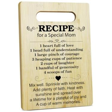 Imagem de Tábua de cortar para mãe, presentes para o dia das mães, presentes de aniversário para mãe, mãe, mãe, tábuas de corte de bambu para cozinha, restaurante
