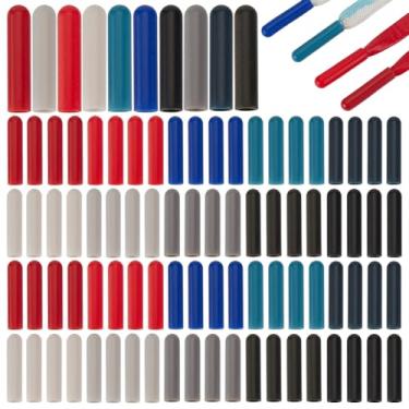 Imagem de PH PandaHall 200 peças pontas de cadarço coluna de cabeça cadarço fivela extremidade do cadarço pontas de substituição aglet 10 cores para tênis reparo de sapatos botas de caminhada moletons faça você