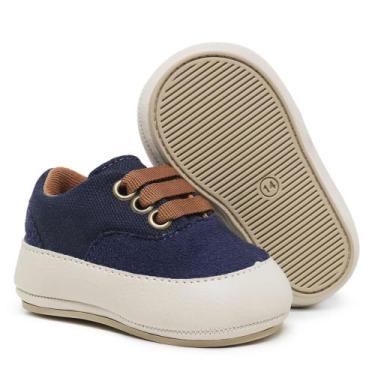 Imagem de Botina Infantil Bebê Country Para Pequenos Peões - Skalvin, Azul marin