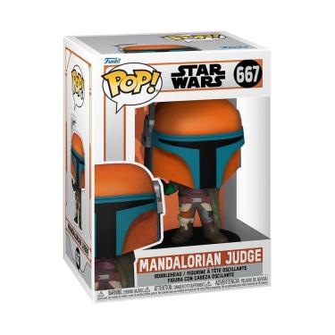 Imagem de Funko Pop Star Wars A figura do juiz Mandaloriano Mandaloriano