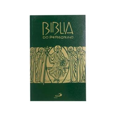 Imagem de Bíblia Sagrada De Estudo Do Peregrino Completa Católica Capa Cristal -