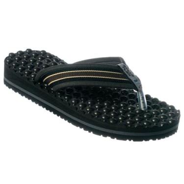 Imagem de Chinelo Masculino Para esporâo e fascite Plantar Stilloflex, Marrom, 4