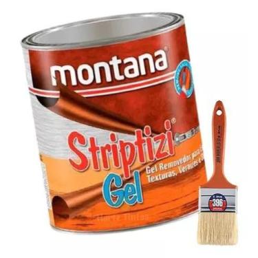 Imagem de Removedor Tintas Verniz Texturas Striptizi Gel 3,6l E Pincel - Montana