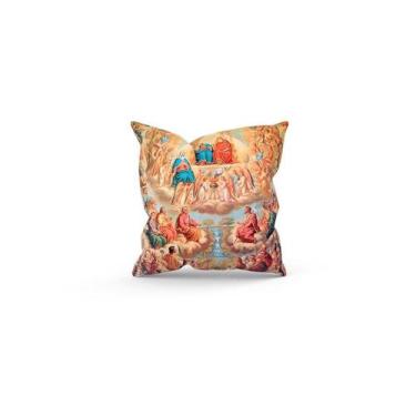 Imagem de Almofada Decorativa Cheia c/ Zíper 40x40 Reunião todos os Santos - Del