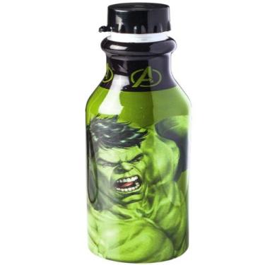 Imagem de Garrafa Squeeze Infantil Hulk 500ml Lanche Escolar Marvel - Plasutil