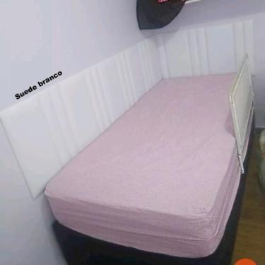 Imagem de Cabeceira modular solteiro em L trilho - 090x189x050 - Koping Lar, Sue