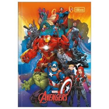 Imagem de Caderno Brochurão Grande Universitário Avengers Vingadores 80 Folhas C